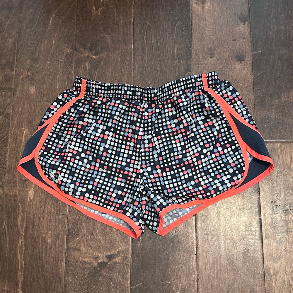 Under Armour Heat Gear Running Shorts (black/hot pink/gray)